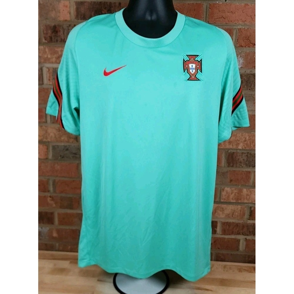 Portugal Training Football Soccer Jersey Shirt 2020/21‎ Large Nike Lake Green